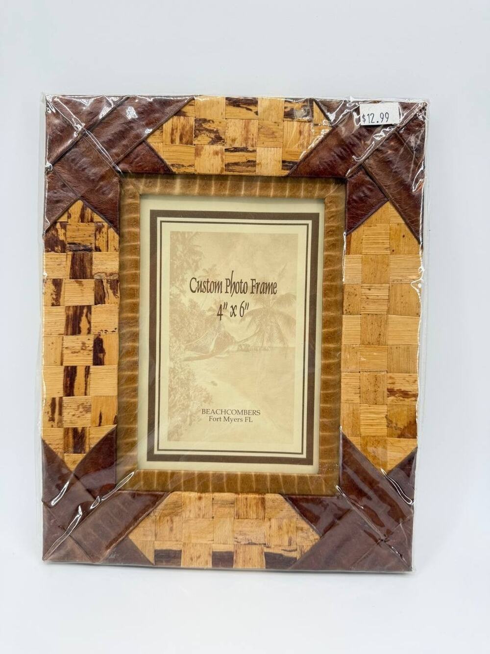 Beachcombers 4x6 Photo Frame Bamboo Wood Decorative Frame Indonesia